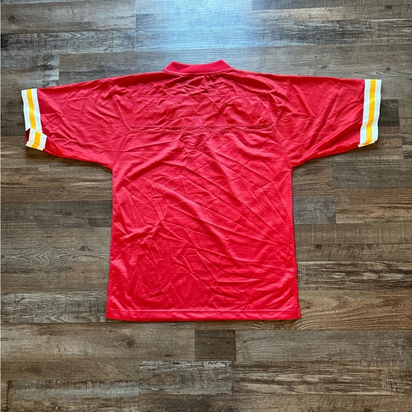 NWOT - Kansas City Chiefs Blank NFL Jersey - Red with Football Patch - Picture 12 of 14